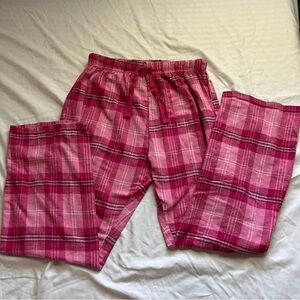 Women's Pink Plaid Pajama Pants